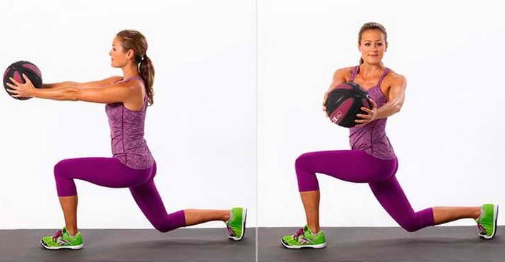 Bounges avec des virages du corps